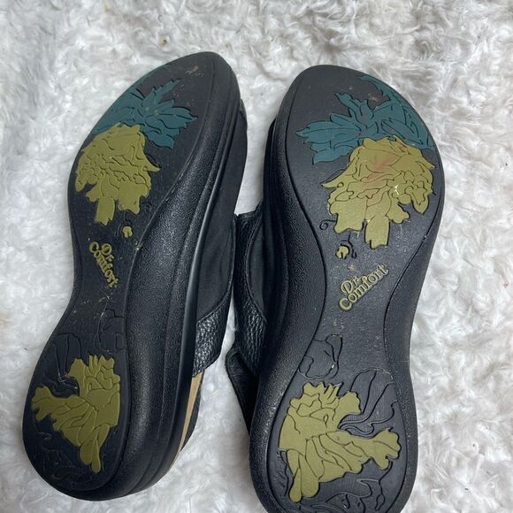 Dr. Comfort Lana Arch Support leather Black Adjustable Strap Sandals SZ9 - Picture 9 of 11